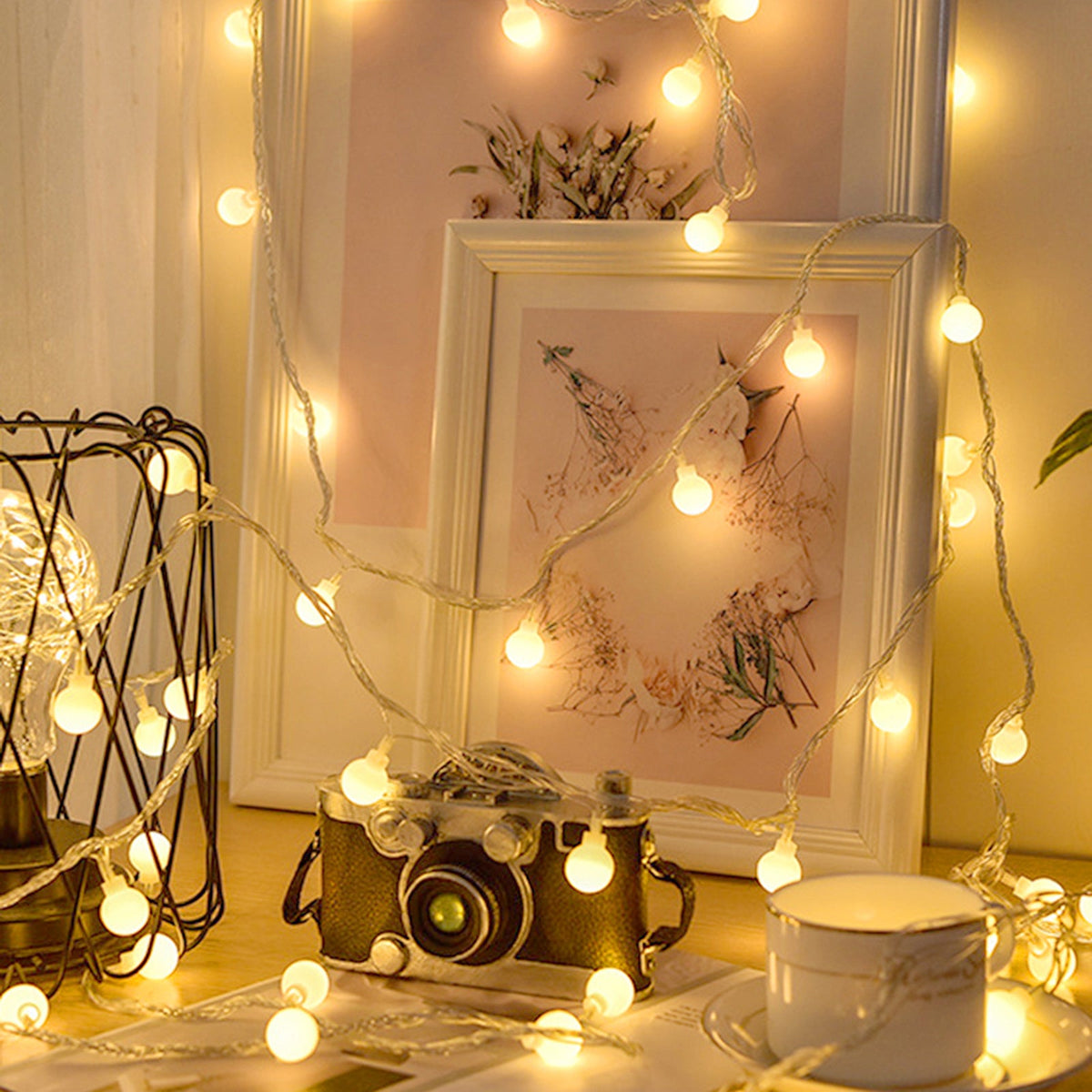 LED String Lights 8 Modes 3M to 20LED 6M to 40LEDs for Bedroom Decor view 16