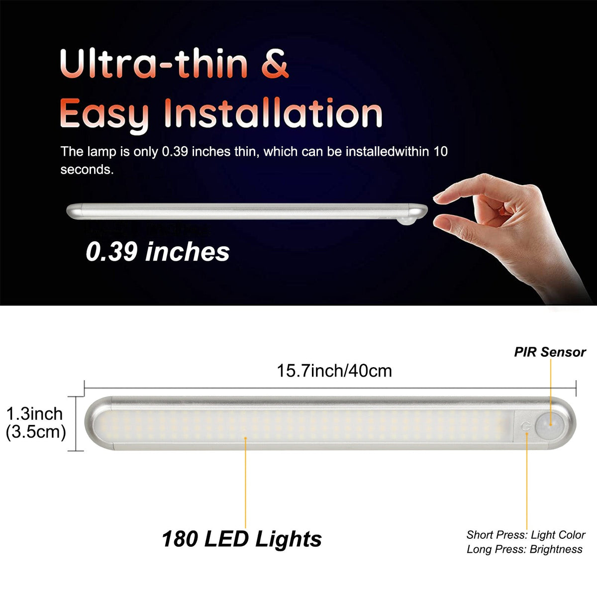 LED Closet Light Motion Activated for Closet Cabinet and Stairs view 11