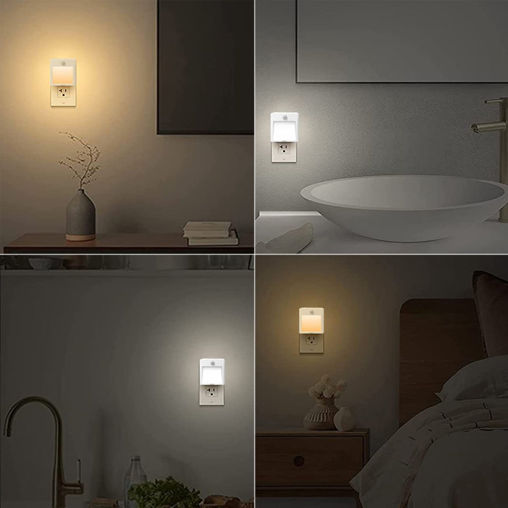 Plug in LED Motion Sensor Night Lights Lamp for Bedroom and Hallway view 13