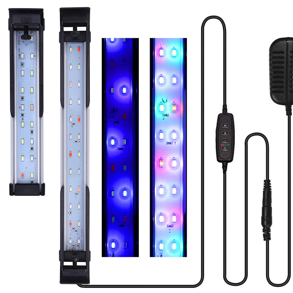 Double Row LED Fish Tank Plant Light with Adjustable Color Timer view 13