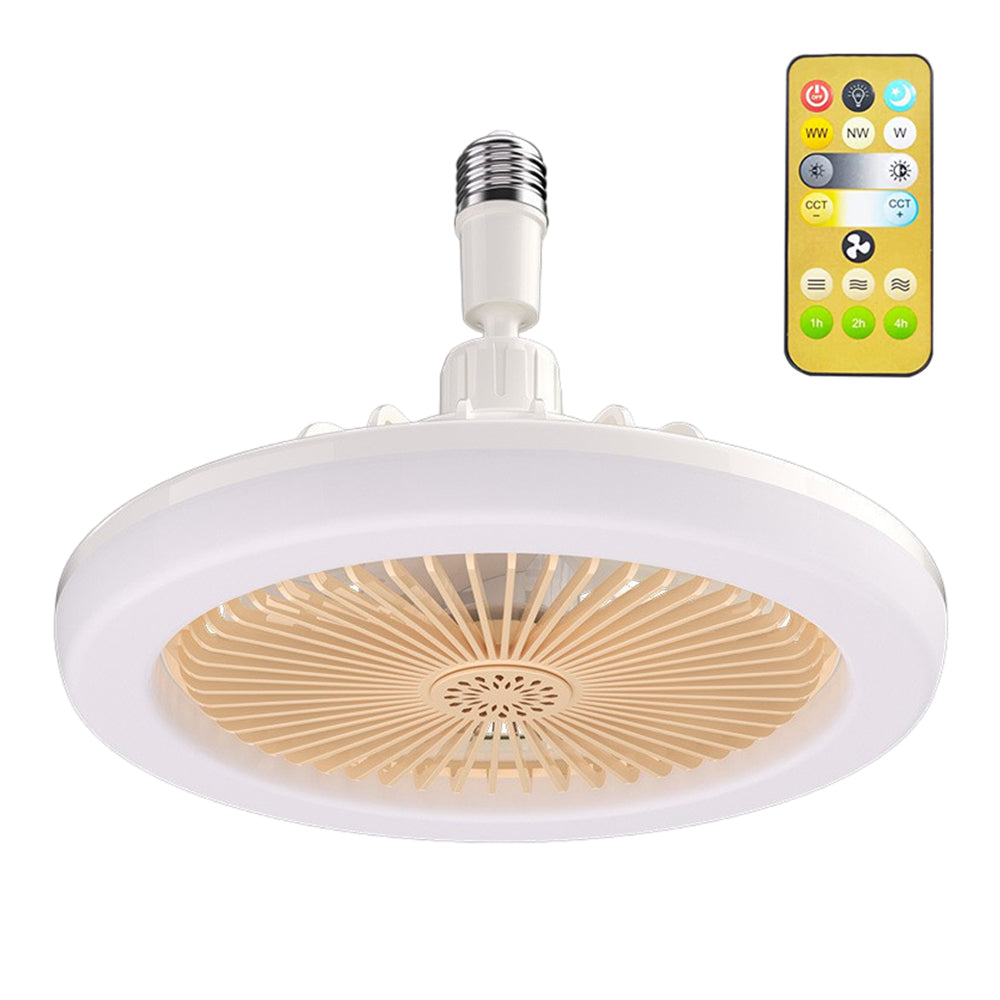 Enclosed Mini Ceiling Fan with Light for Bedroom Kitchen and Hallway view 13
