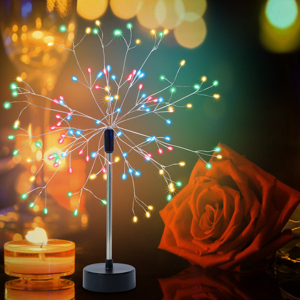 LED Firework Table Lights for Home Parties and Tabletop Decor view 15