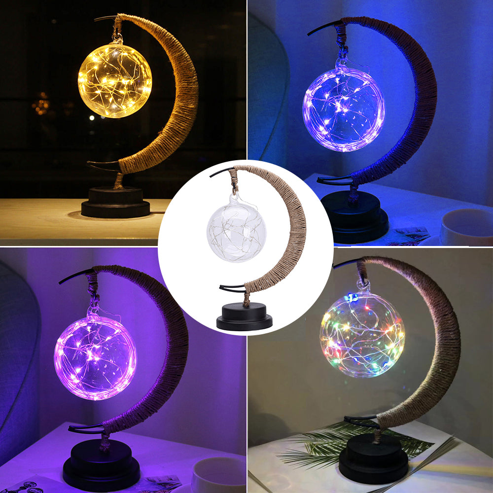 Glass Ball LED Night Light Lamp for Bedroom Hallway and Bathroom view 17