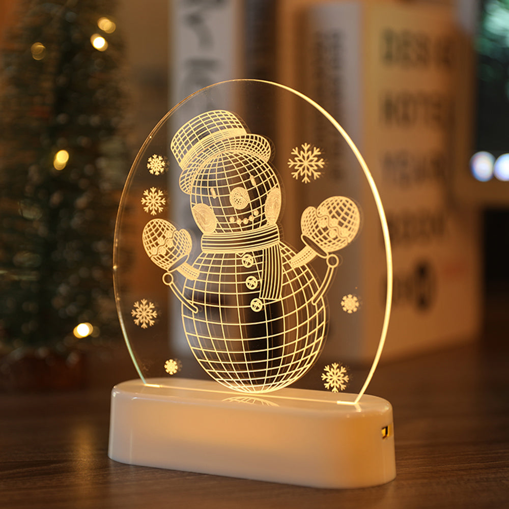 3D Illusion Night Lights Lamp for Bedroom Hallway and Bathroom view 17