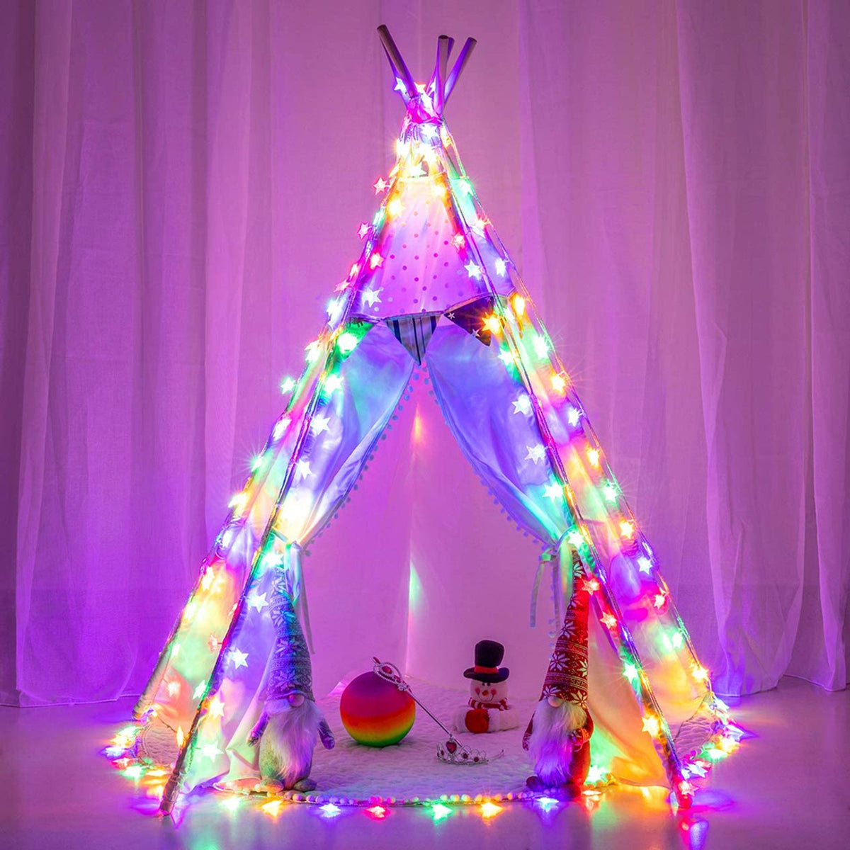 LED Star String Lights 6M to 25LEDs for Bedroom and Party Decor view 11