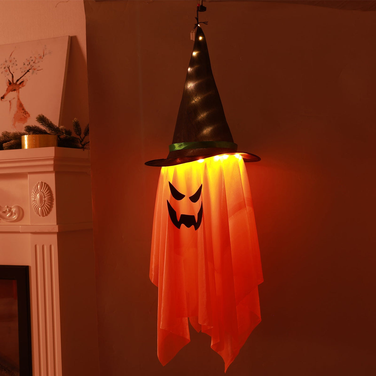 Halloween Decorations Outdoor Lighted Witch Hats for Holiday Decor view 9