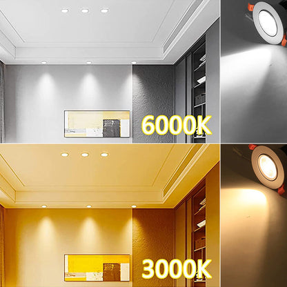 LED Downlight COB Recessed Ceiling Light 3W 10W Fixture for Bedroom