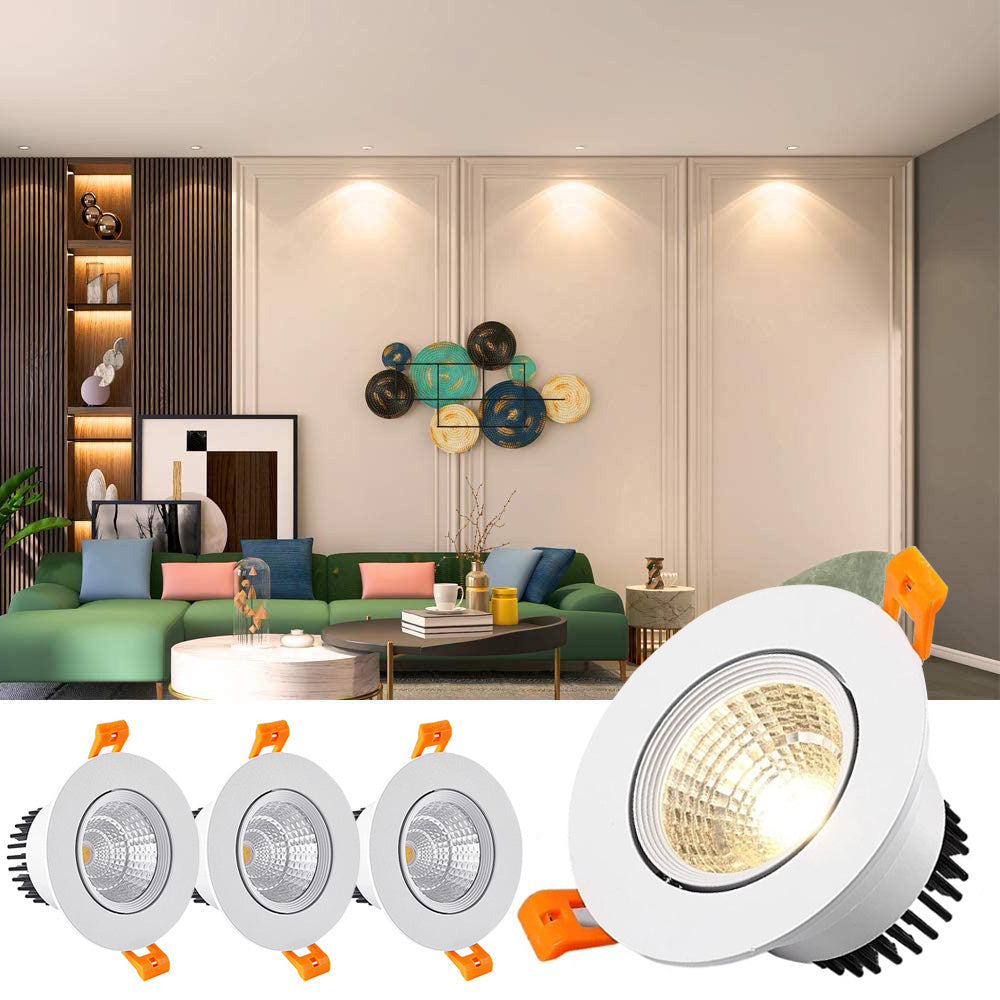 LED Downlight COB Recessed Ceiling Light 3W 10W Fixture for Bedroom view 2