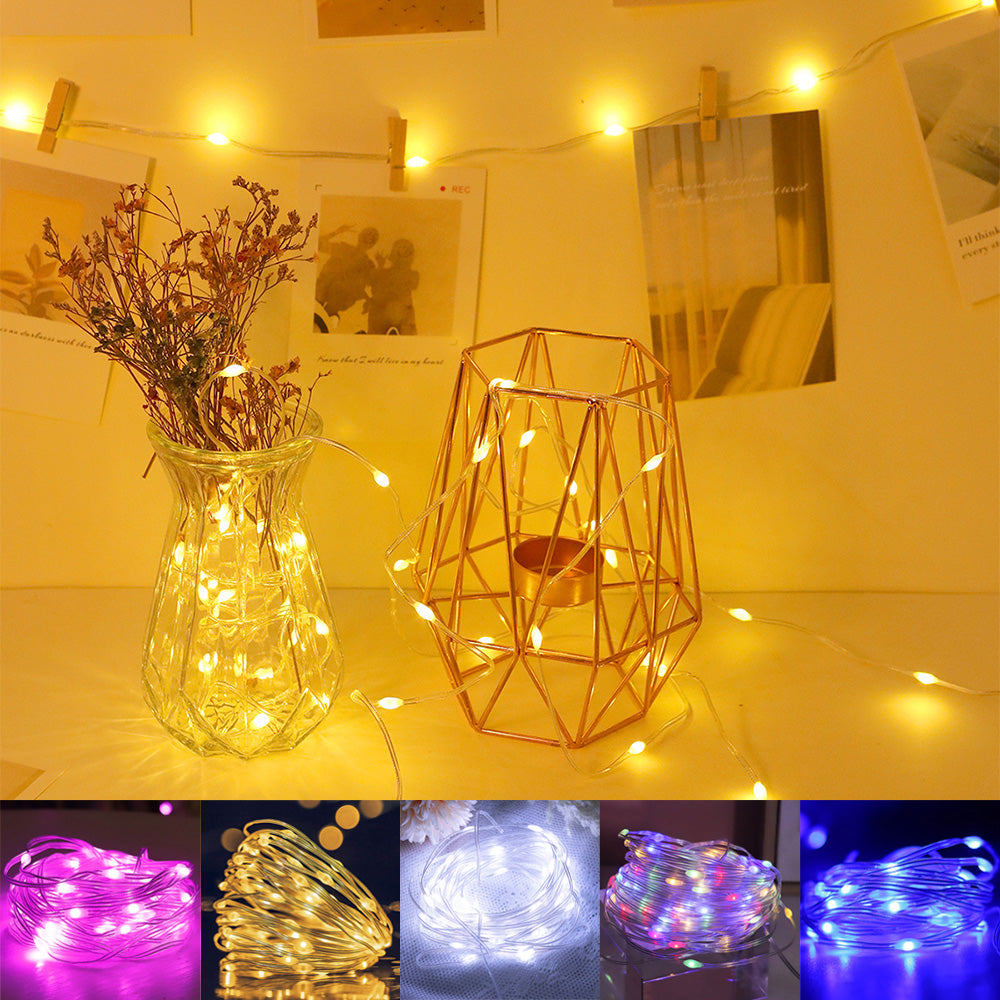 Waterproof LED Micro Starry String Lights for Bedroom and Party Decor view 2
