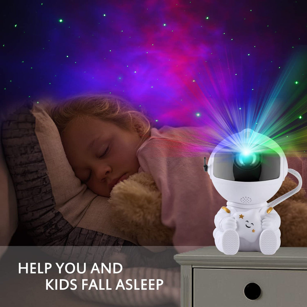 Projector Galaxy Night Light Lamp for Bedroom Ceiling and Room Decor view 3