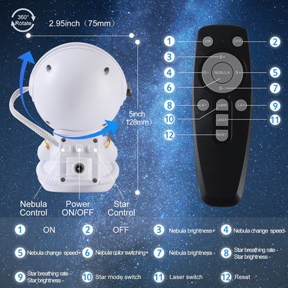 Projector Galaxy Night Light Lamp for Bedroom Ceiling and Room Decor view 13