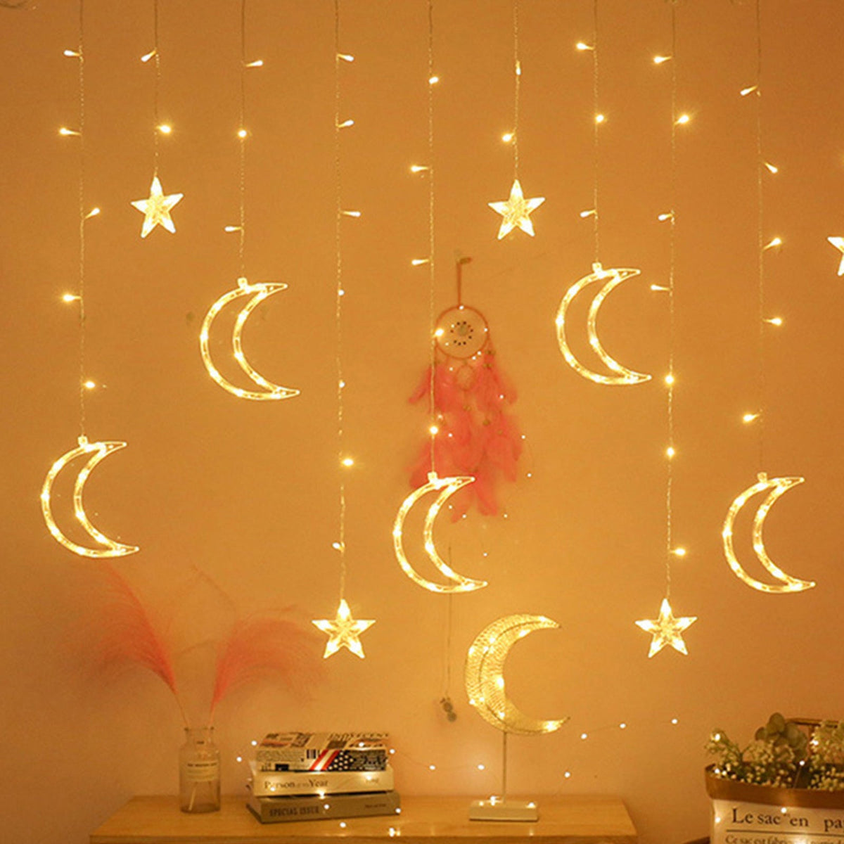 Waterproof LED Curtain Icicle String Light 3M 120LEDs for Window Decor view 10