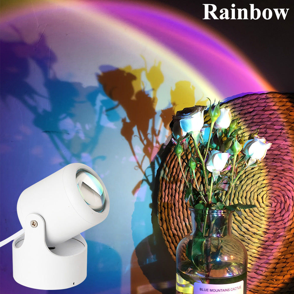 LED Sunset Rainbow Projection Light for Bedroom Ceiling and Room Decor view 10