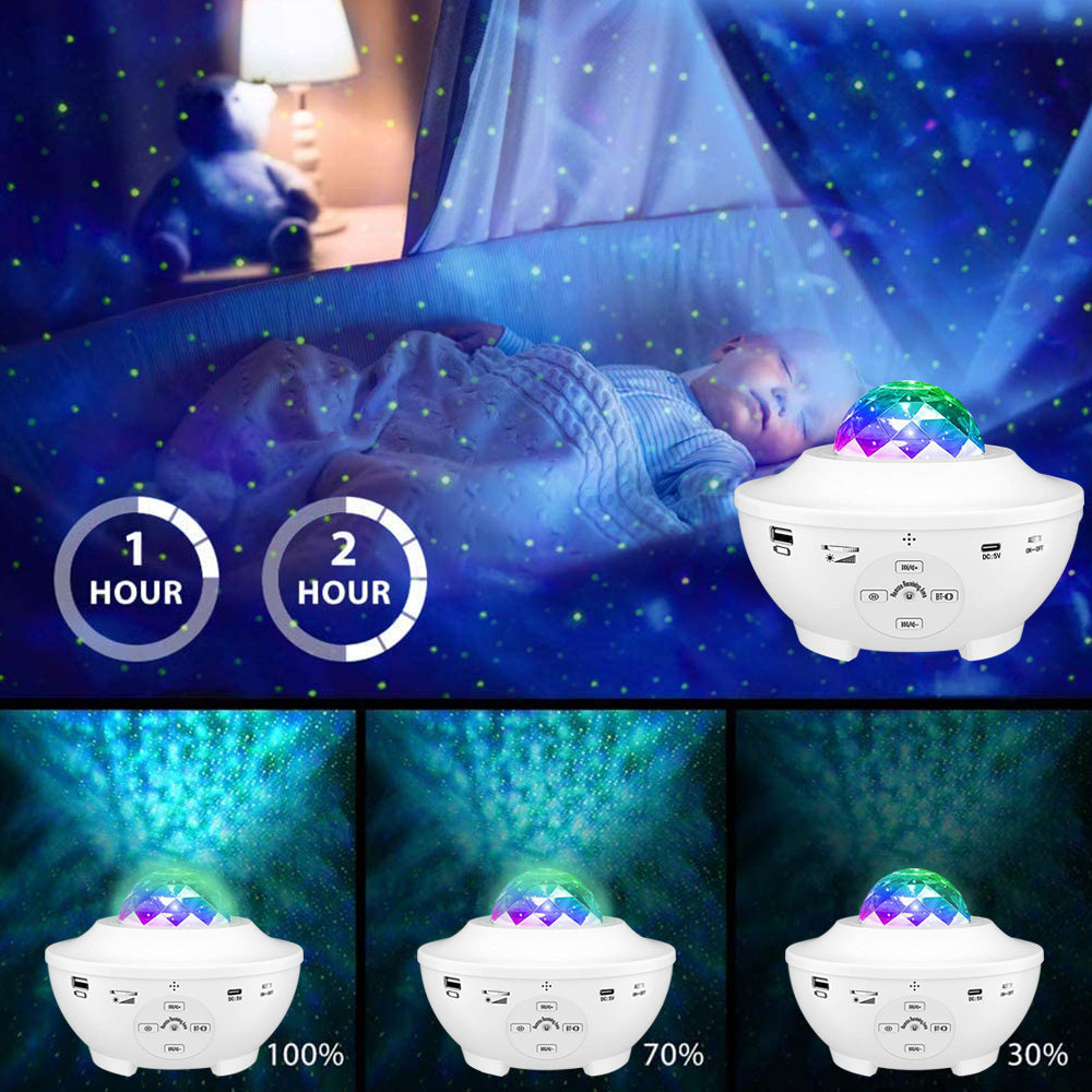 LED Star Night Light Bluetooth Music Player Lamp for Bedroom view 10
