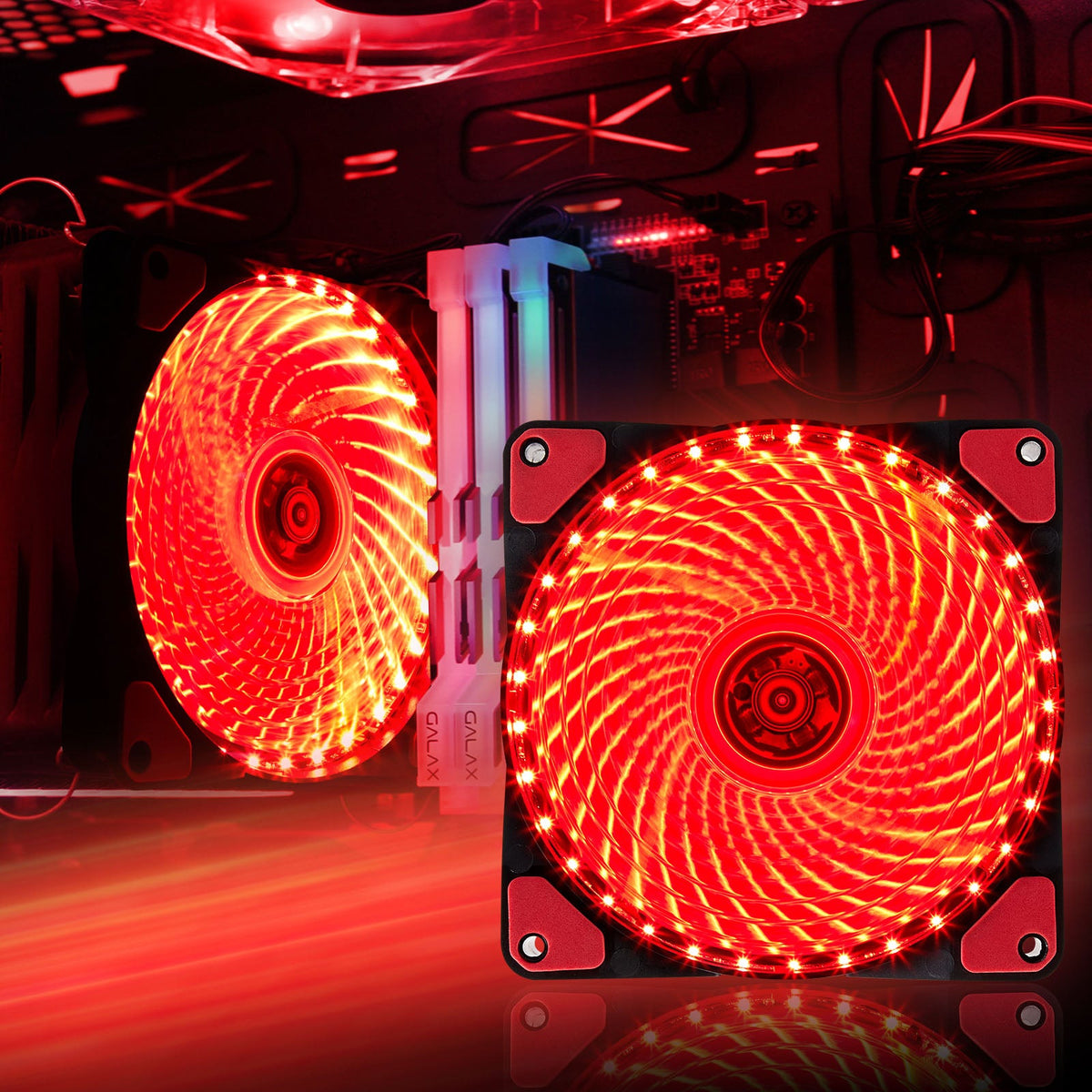 LED Computer Cooling Fan for Gaming PC Case Cooling and Lighting view 10