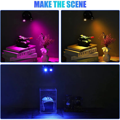 RGB Wireless Spotlight for Accent Lighting Shelves and Displays view 10