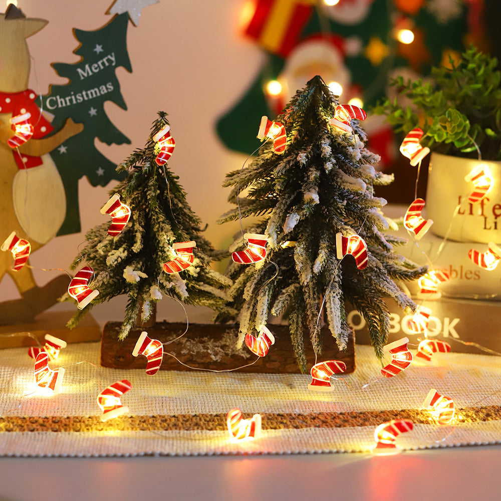 Gold Leaves String Lights 2M 6.5FT 20 LEDs for Bedroom and Party Decor view 10