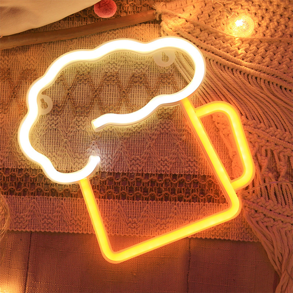 LED Neon Sign Lights for Bedroom Bar Shop and Wall Decor Display view 10