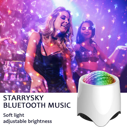 LED Star Wave Galaxy Projector Bluetooth Speaker for Bedroom Ceiling view 10
