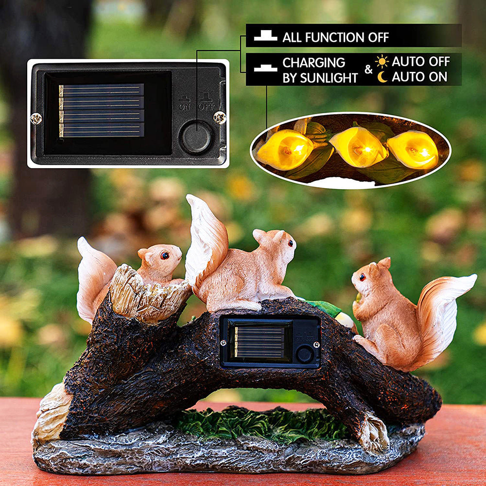 Waterproof Solar Garden Animal and Statue Resin Figurine Lights view 11