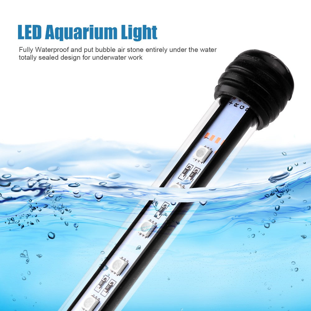 Waterproof Air Bubble Lamp LED Aquarium Light for Fish Tank Decor view 9