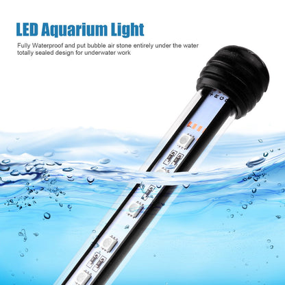 Waterproof Air Bubble Lamp LED Aquarium Light for Fish Tank Decor view 9