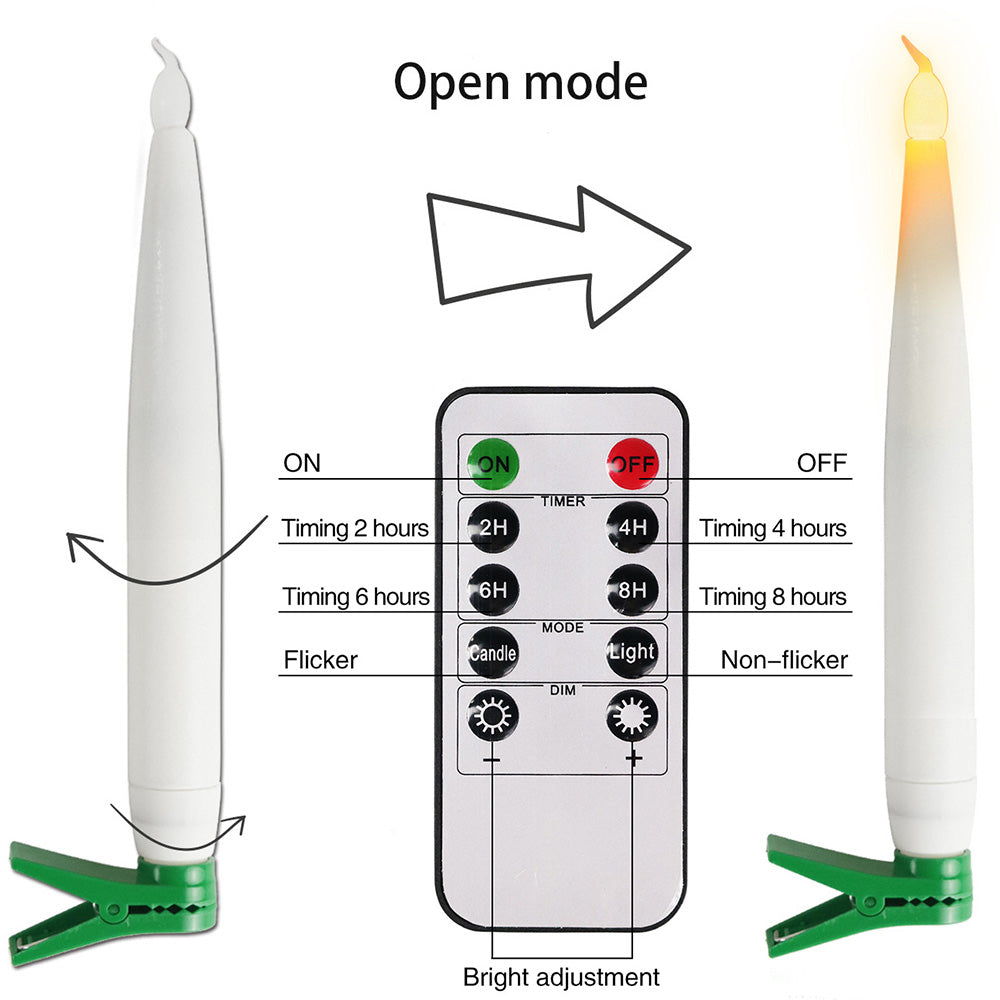 LED Dripless Floating Flickering Candles for Home and Party Decor view 12