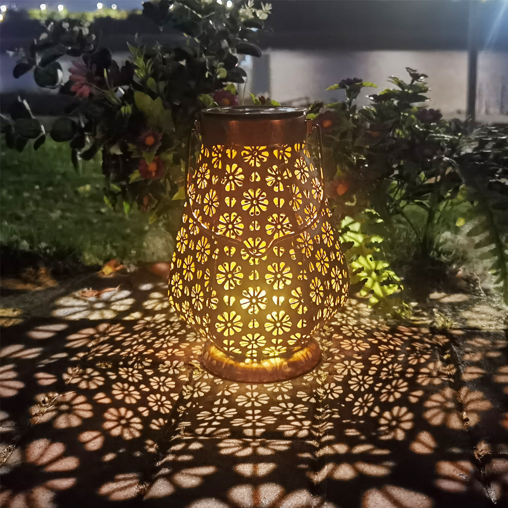 Solar Garden Lanterns Outdoor Hanging Lights for Patio Decor view 10