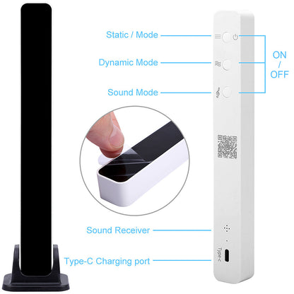 RGB Bluetooth APP Control Music Sync LED Light Bar for Room Decor view 10