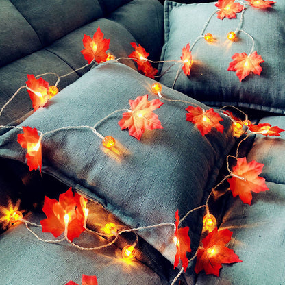 Fall Garland String Lights for Bedroom Party and Wedding Decor view 9