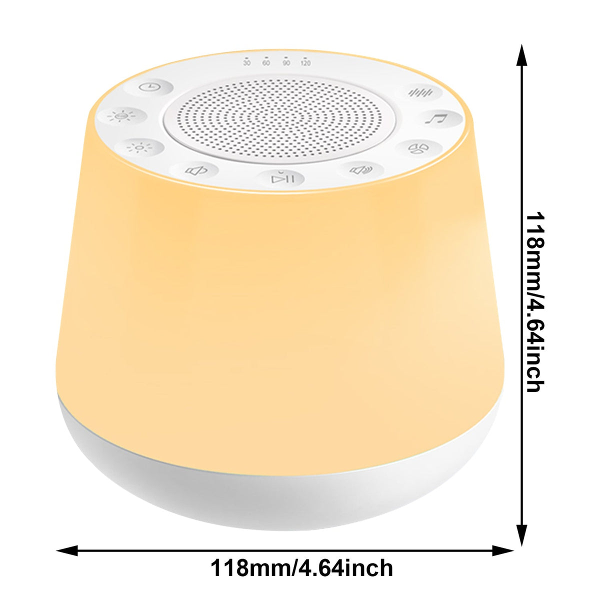 Multicolor Noise Machine with 32 Soothing Sounds Night Light view 9