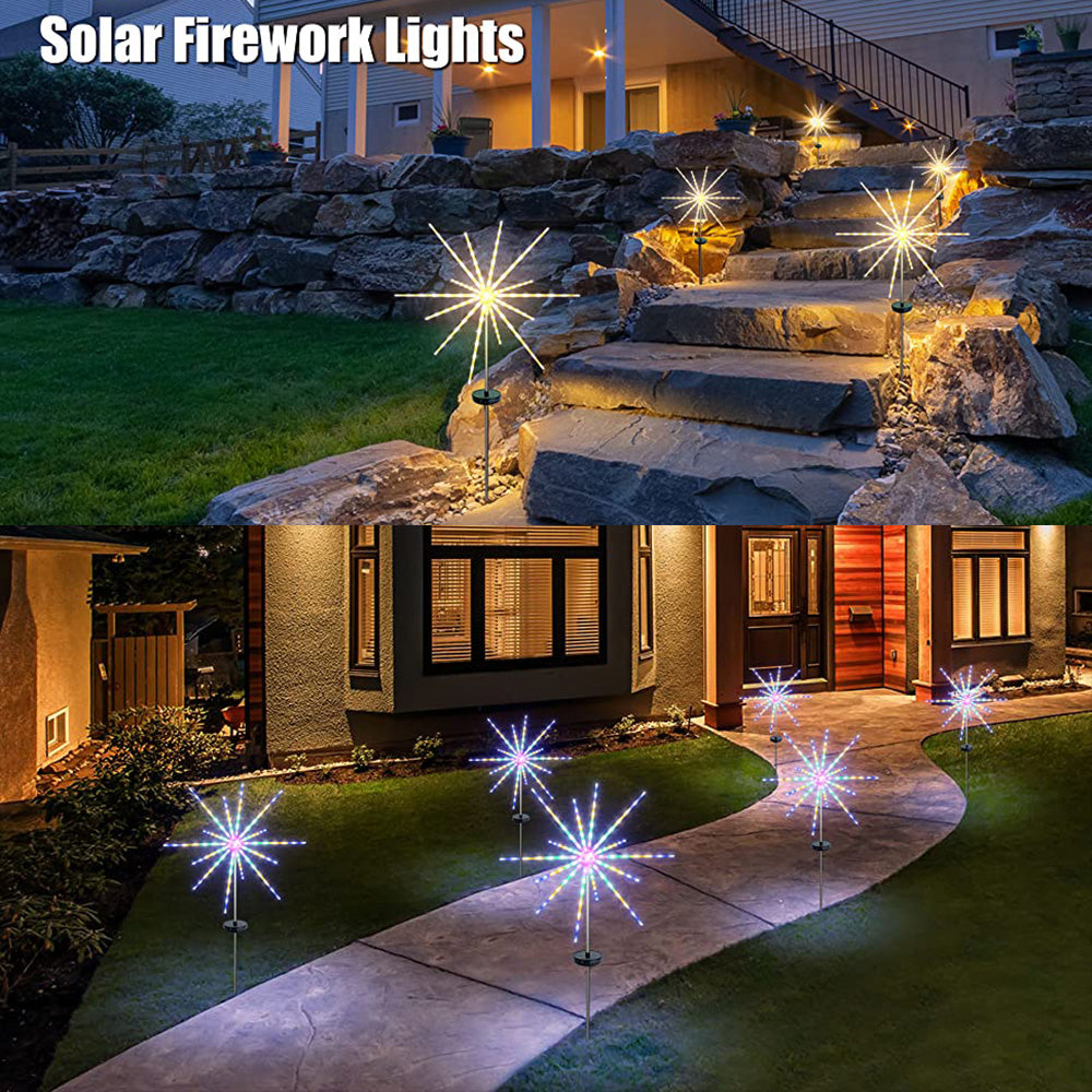 Solar Firework Meteor Lights for Garden Yard and Patio Decor view 9