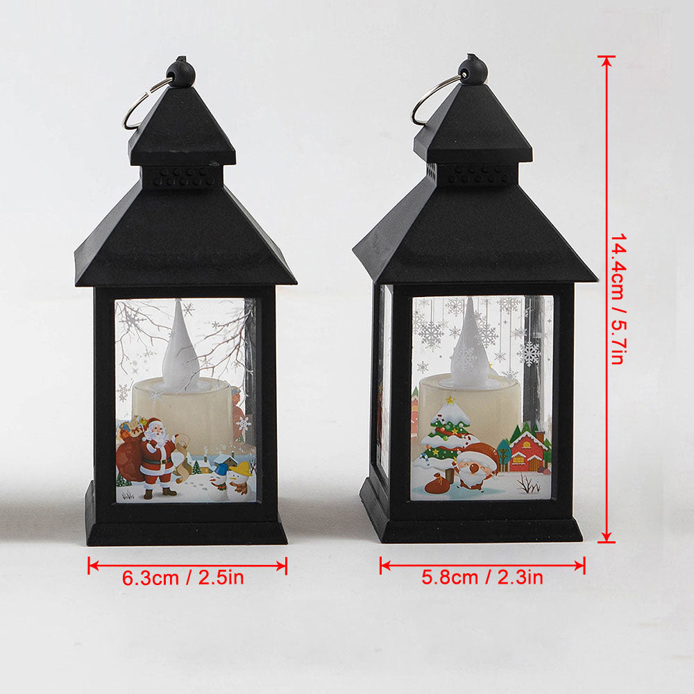 Christmas Portable Flameless LED Candle Lanterns Lights for Home Decor view 17