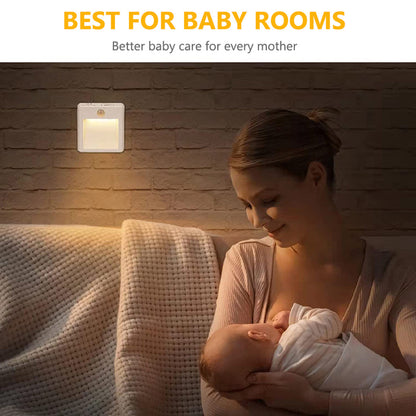 Plug in LED Motion Sensor Night Lights Lamp for Bedroom and Hallway view 10