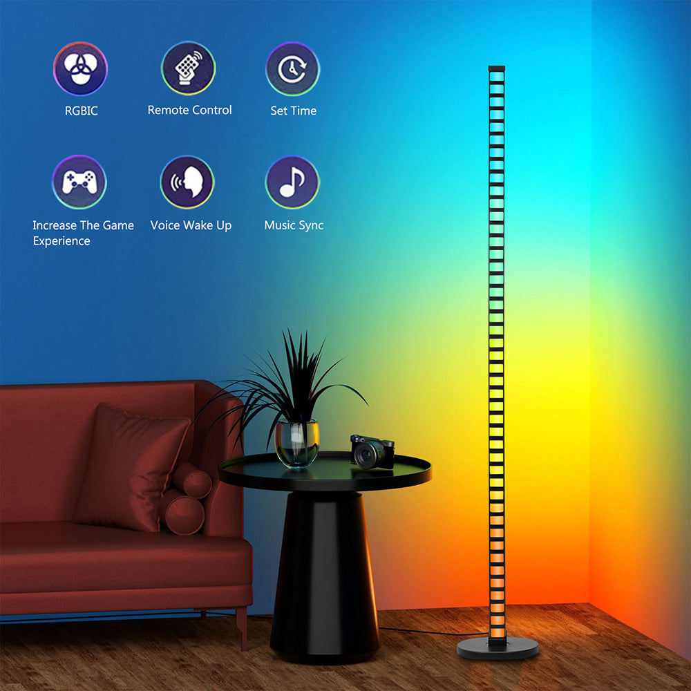 WiFi Smart LED Floor Lamp RGBIC for Living Room Corner and Bedroom view 9