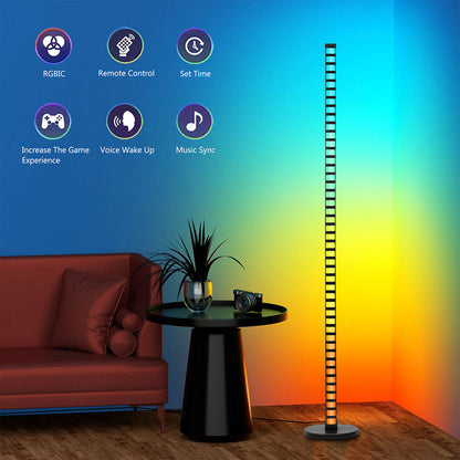WiFi Smart LED Floor Lamp RGBIC for Living Room Corner and Bedroom view 9