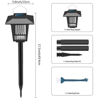 Solar Pathway Lights LED Mosquito Killer Light for Patio and Garden view 10