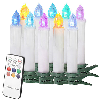 Flameless Taper LED Candles for Home Table Mantel and Party Decor view 3