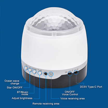 LED Galaxy Star Projector Night Light Lamp for Bedroom Ceiling view 10
