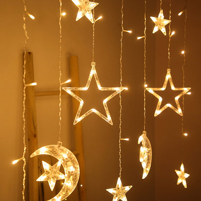 LED Curtain Icicle String Light 3M 126LEDs for Window and Party Decor view 3