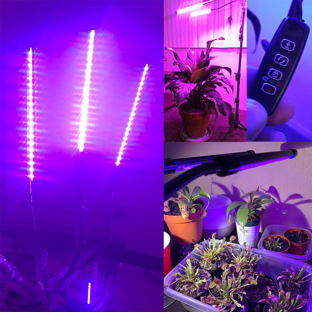 Floor Plant Light Tripod Stand 38 to 120cm and 3 Modes for Seedlings view 6