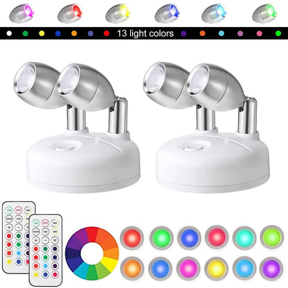 RGB Wireless Spotlight for Accent Lighting Shelves and Displays view 11