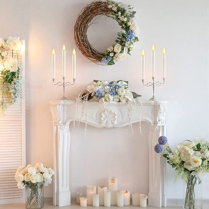 LED Taper Flickering Flameless Candles for Home Table and Party Decor view 5