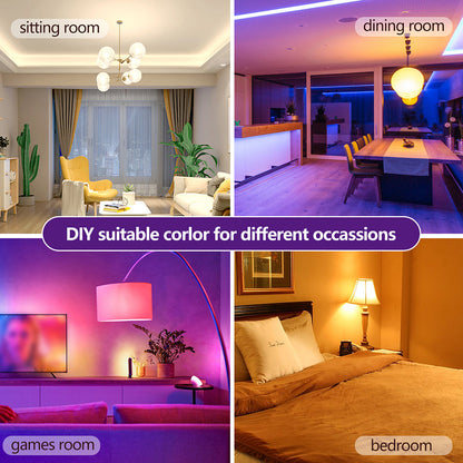 Smart Light Bulb 10W WiFi Dimmable RGB+CCT for Home Lighting view 8