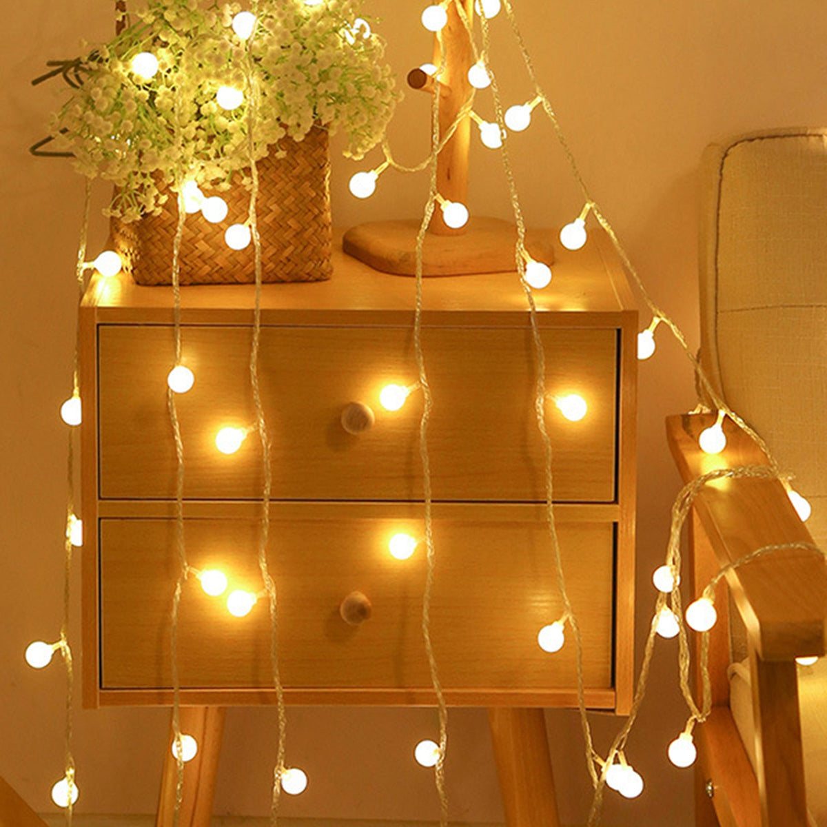 LED String Lights 8 Modes 3M to 20LED 6M to 40LEDs for Bedroom Decor view 11