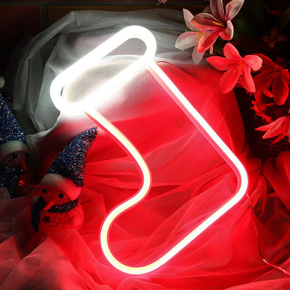 Christmas Jingle Bell Neon Sign Decor Light for Home and Party Decor view 11
