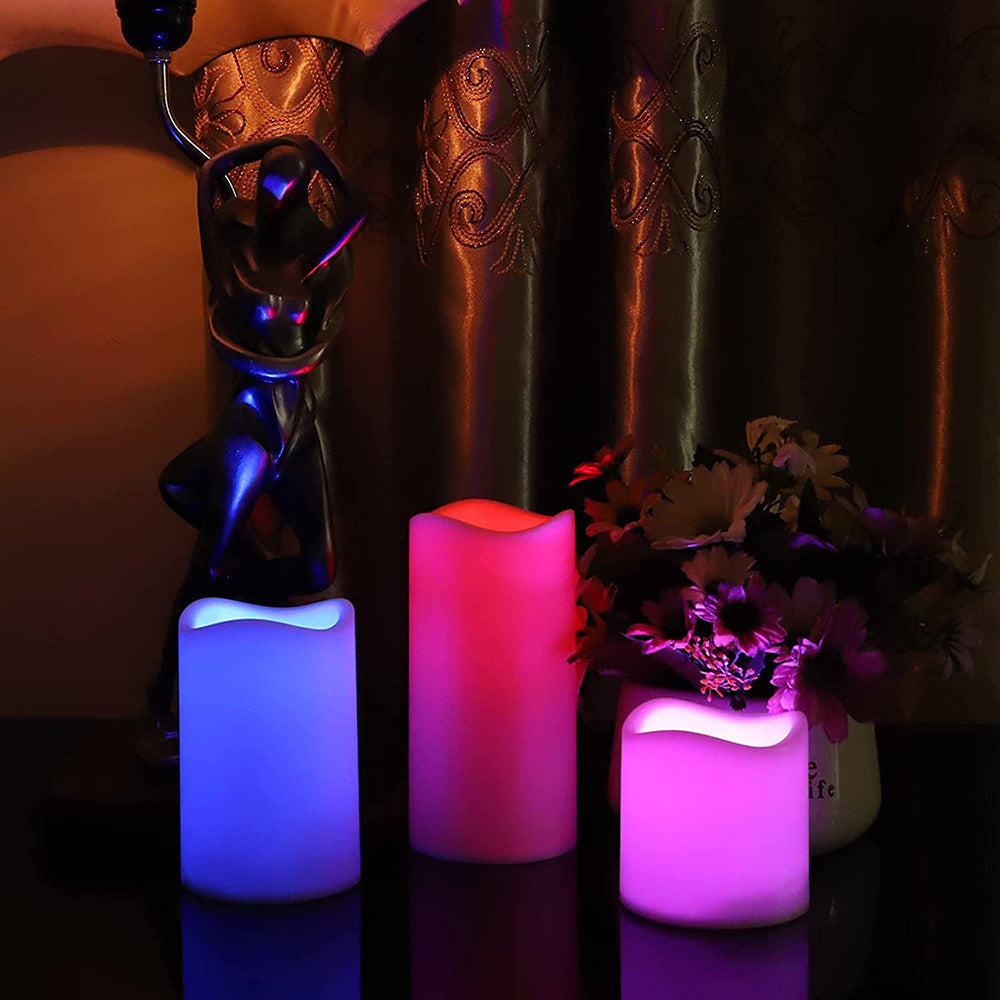Flameless LED Candles Light for Home Table Mantel and Party Decor view 9