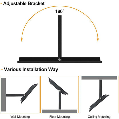 Waterproof Ultra thin LED Street Lamp for Garden Yard and Patio view 11