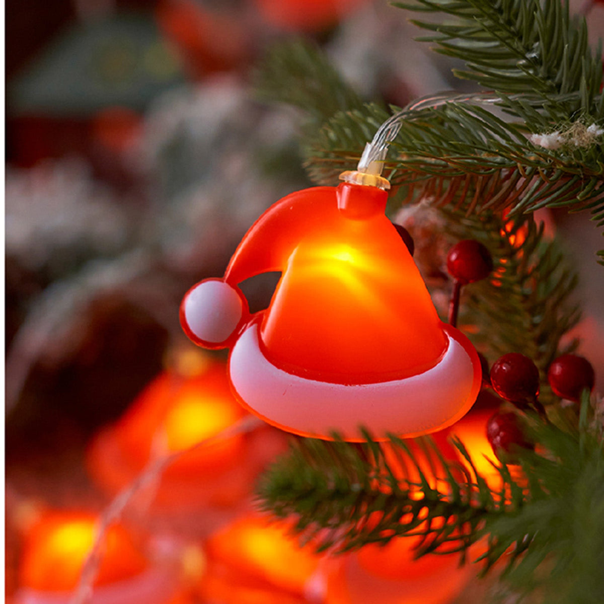 Christmas Pattern String Light 1.5M 10LEDs for Tree and Window Decor view 4