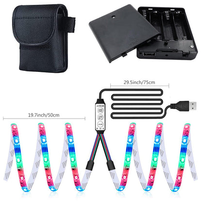 Night Riding LED Skateboard Scooter Lights for Boards and Scooters